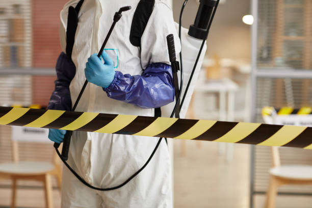 Professional Biohazard Cleanup technician working in Forestville, OH